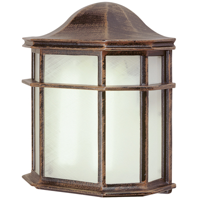Trans Globe Lighting 4484 RT 1 Light Pocket Lantern in Rust 